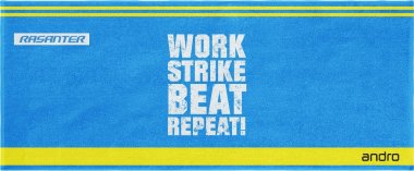 Tischtennis-Shop Produktandro Handtuch SpikeWork,Strike,Beat,Repeat online kaufen