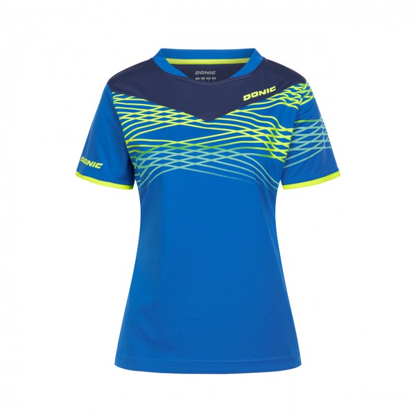 Tischtennis-Shop ProduktDONIC Shirt Clash Lady blau L online kaufen