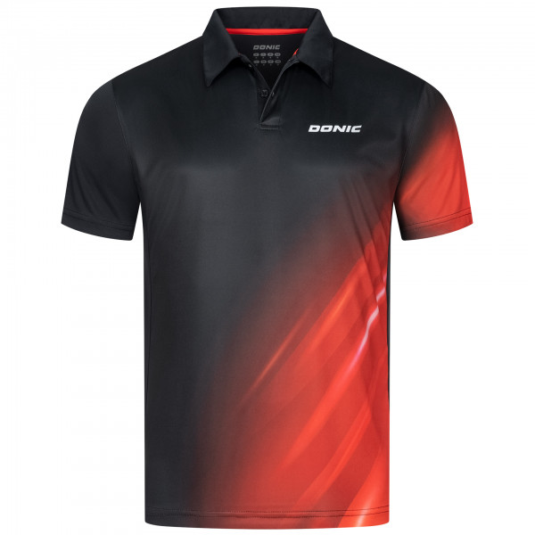 Donic Polo-Shirt Flame rot M Donic Polo-Shirt Flame rot M