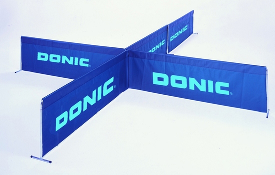 Tischtennis-Shop ProduktDonic Spielfeldumrandung blau mit DONIC Logo einseitig, 10er Pack online kaufen