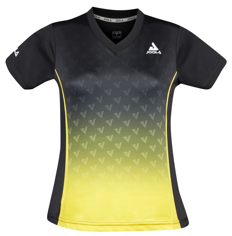 Tischtennis-Shop ProduktJoola Ladyshirt VIRO schwarz-gelb online kaufen