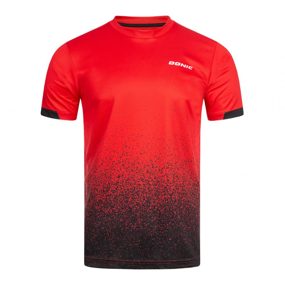 Tischtennis-Shop ProduktDonic T-Shirt Split rot-schwarz online kaufen