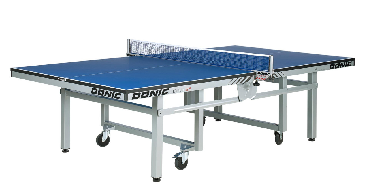 Donic Delhi 25 blau incl. Donic Netzgarnitur Stress (Abholpreis DM Erfurt ab 10.06.25)