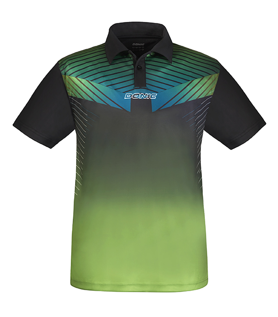 Tischtennis-Shop ProduktDONIC Polo-Shirt Boost lime/sw M online kaufen