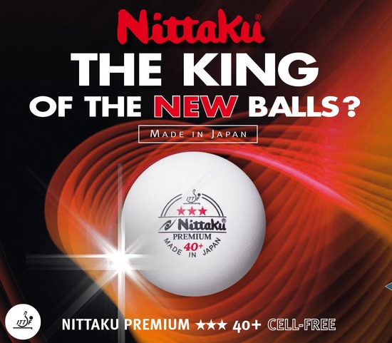 Tischtennis-Shop ProduktNittaku Premium 40+ *** Made in Japan Cell-Free 120er online kaufen