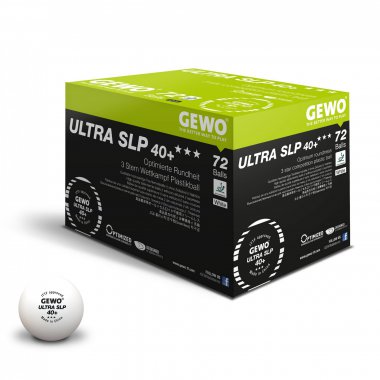 Tischtennis-Shop ProduktGewo *** Ball Ultra SLP 40+ 72er weiß online kaufen