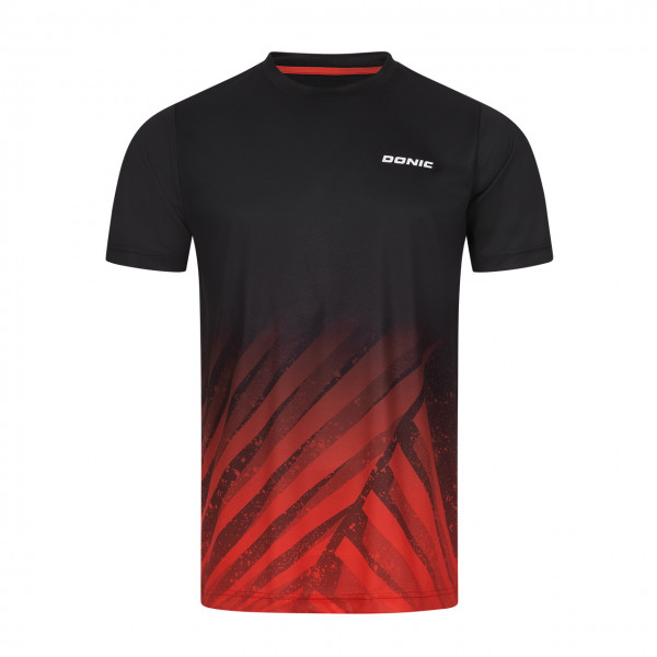 Donic T-Shirt Argon rot -schwarz in L
