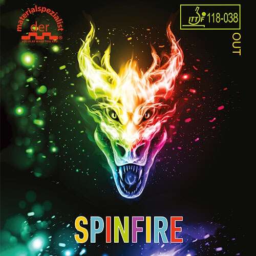 Der Materialspezialist Belag Spinfire 1.5 rot
