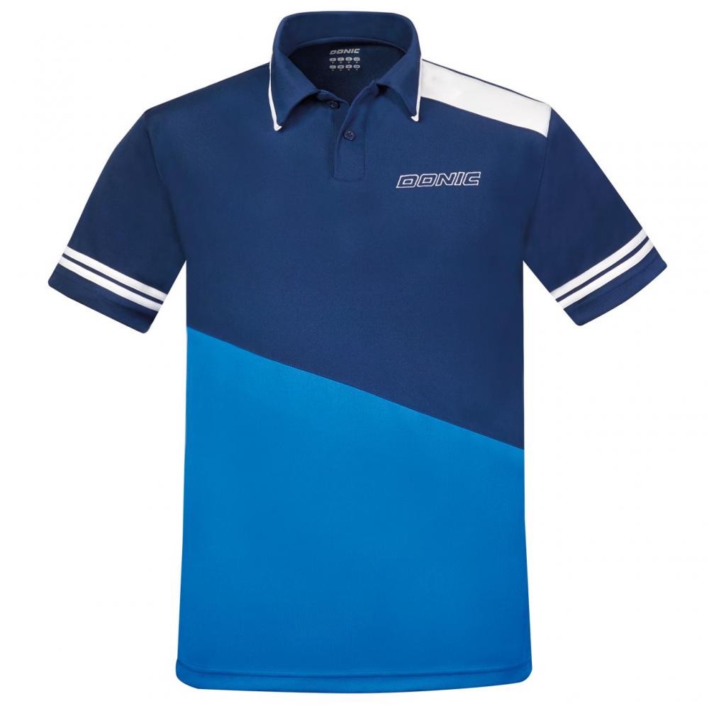 Tischtennis-Shop ProduktDONIC Poloshirt Prime marine/royalblau online kaufen