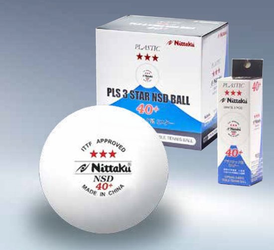 Nittaku "SD 40+ *** Cell-Free" weiß/12 Tischtennis-Shop ProduktNittaku "SD 40+ *** Cell-Free" weiß/12 online kaufen