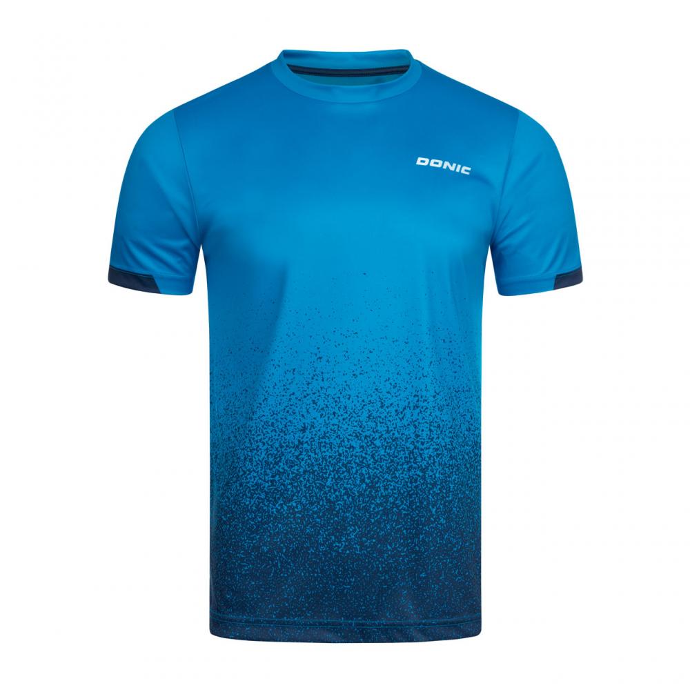 Donic T-Shirt Split cyanblau-marine Tischtennis-Shop ProduktDonic T-Shirt Split cyanblau-marine online kaufen