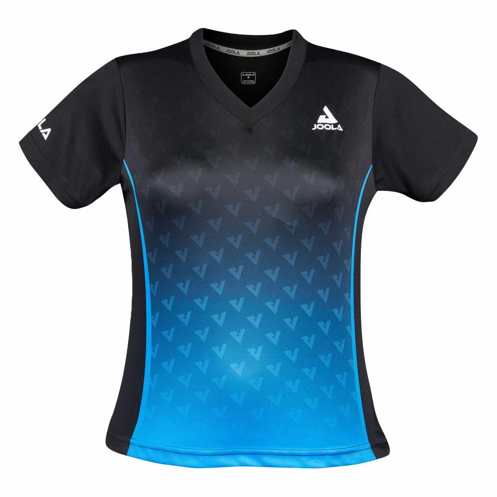 Tischtennis-Shop ProduktJoola Ladyshirt VIRO schwarz-blau online kaufen