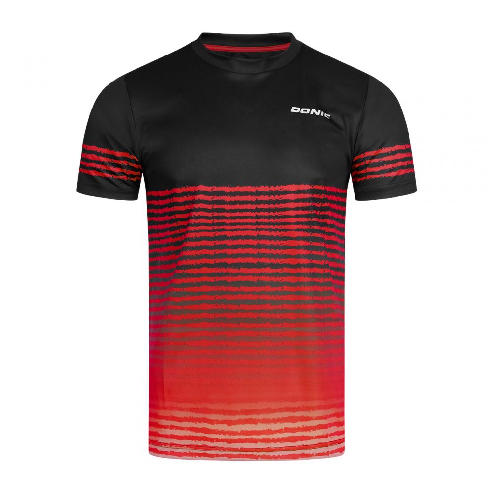 Donic T-Shirt Tropic schwarz-rot Tischtennis-Shop ProduktDonic T-Shirt Tropic schwarz-rot online kaufen