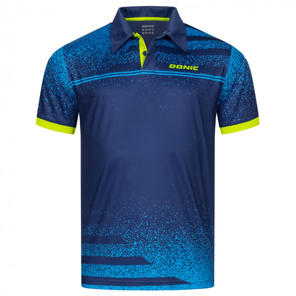 DONIC Poloshirt  Rafter marine-cyanbl DONIC Poloshirt  Rafter marine-cyanbl