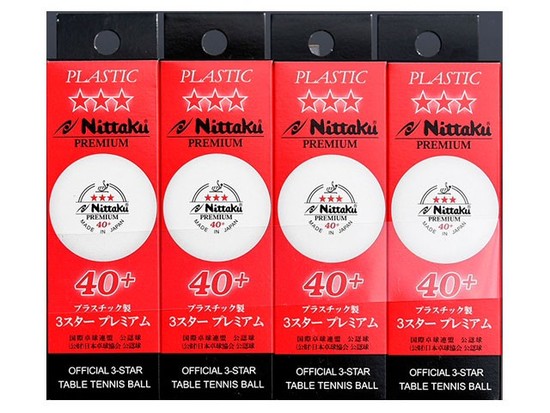 Tischtennis-Shop ProduktNittaku Premium 40+ *** Made in Japan Cell-Free 12er online kaufen