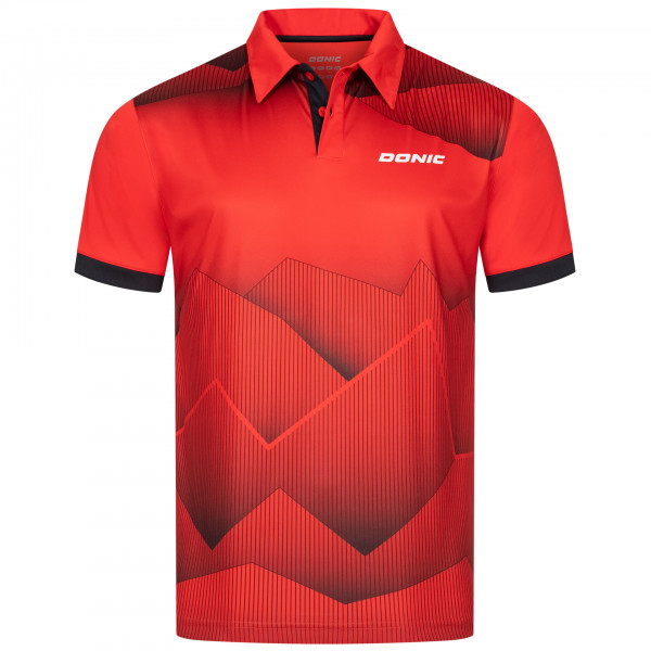 donic Polo-Shirt Aviator rot/sw L donic Polo-Shirt Aviator rot/sw L