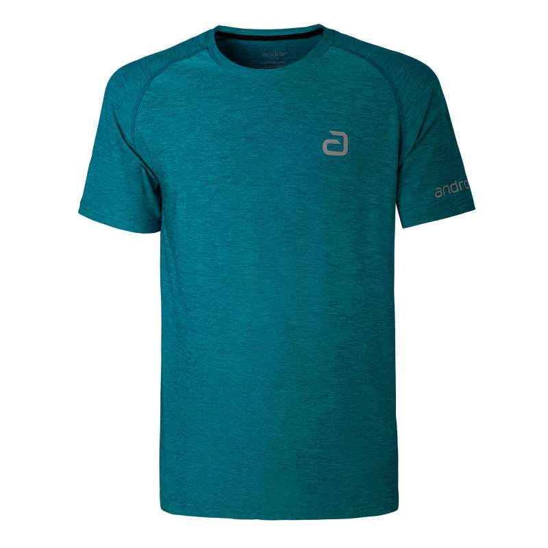 andro T-Shirt Melange Alpha green/blue