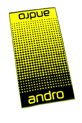 Tischtennis-Shop Produktandro Handtuch Dots 50 x 100 - schwarz/gelb online kaufen