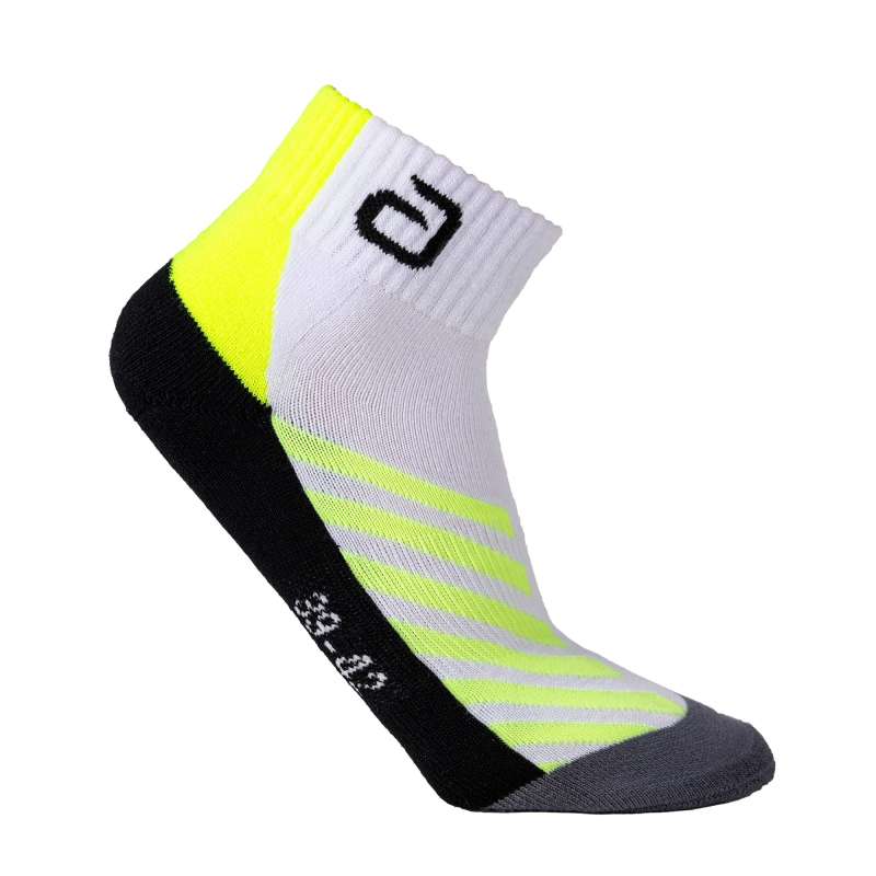 andro Socke Pace 2.0 weiß/neon gelb