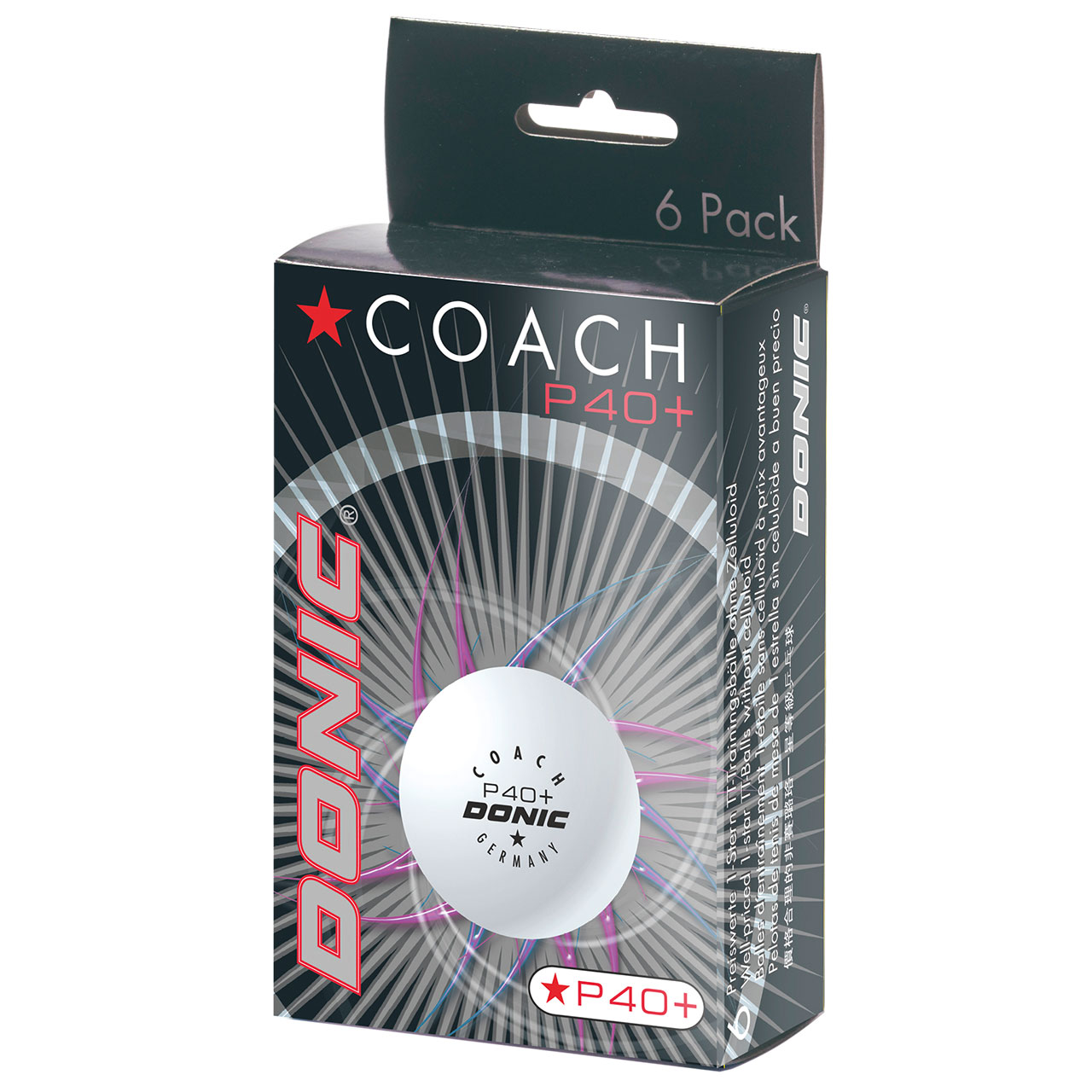 DONIC "Coach P40+ * weiss