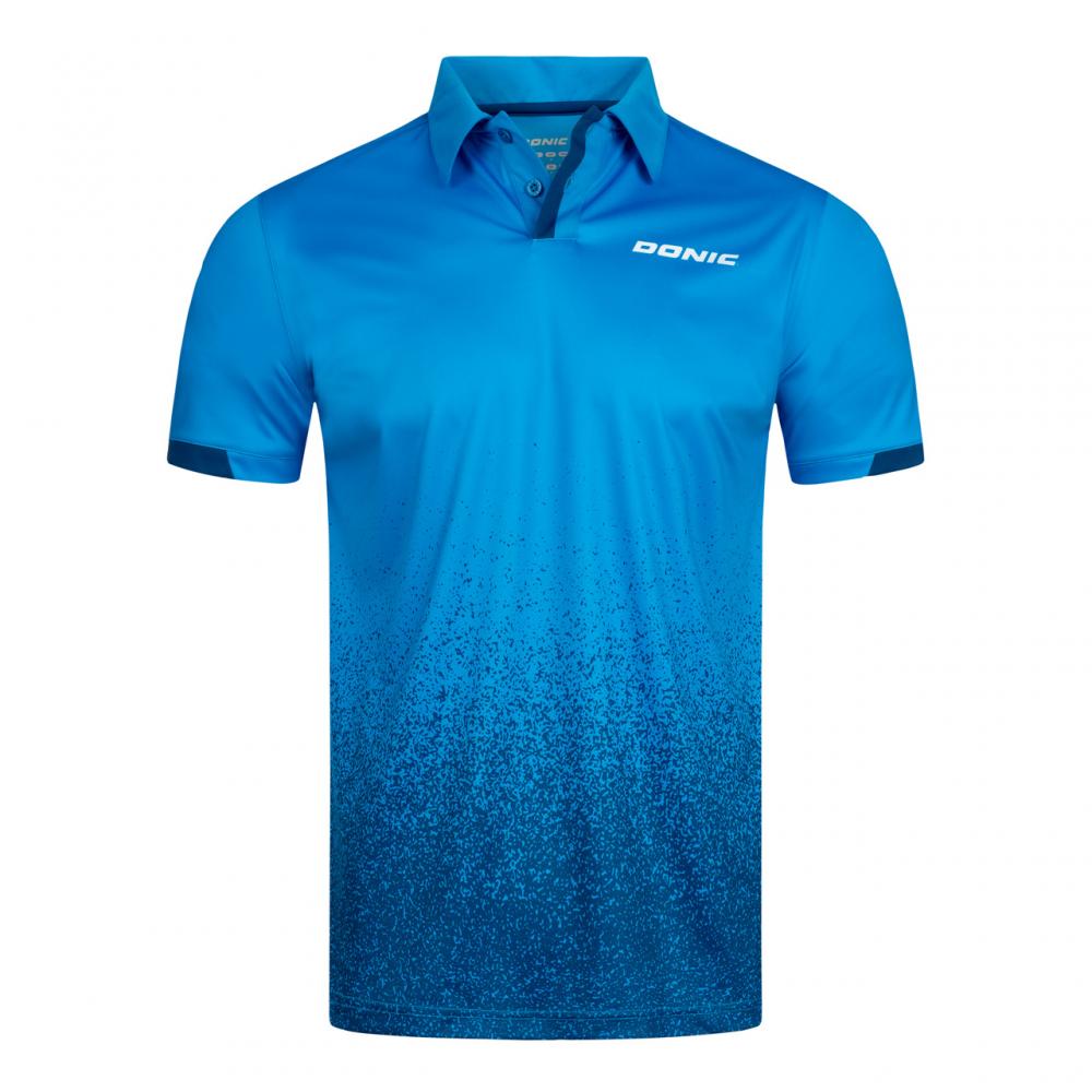 Tischtennis-Shop ProduktDonic Polohemd Splash cyanblau-marine online kaufen